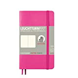 Leuchtturm 1917 305477 – Taccuino Pocket (formato A6), copertina morbida, 121 pagine A puntini rosa