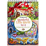 Libri da Colorare per Adulti di Colorya - A4 - Album Wonderful Little World Vol. II da Colorare per Adulti ...