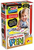 Lisciani- Montessori Pen Basic, Penna Ergonomica, Multicolore, 97203