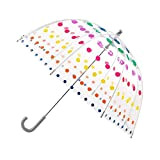 lliang Ombrello Ombrellone for Bambini e ombrelloni da Uomo Trasparente for Bambini con ombrelloni for Bambini Trasparenti