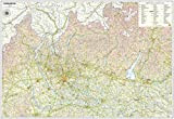 Lombardia Carta Regionale Murale [97x68 cm] [In piano - Senza aste di sostegno] Belletti