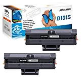 LOSMANN 2x Cartuccia toner compatibile per Samsung MLT-D101S/ELS MLT-D101S ML-2161 ML-2160 ML-2162 ML-2164 ML-2164W ML-2165 ML-2165W ML-2168 SCX-3400 SCX-3400F SCX-3401 ...