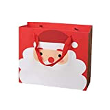 LUCHUII Sacchetti da Regalo, Lbsisi Life Christmas Geart Box Box Paper Santa Claus Snowman Candy Cookie Star Star Bag Bag ...