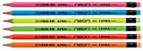 LYRA-Coffret NEON Crayons à Papier avec gomme Mine HB-Noir-Lot de 12 crayons à Papier)