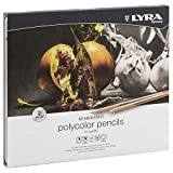 LYRA Rembrandt Polycolor Confezione in Metallo 24 Matite Colorate Assortite