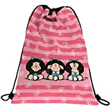 Mafalda, Saggezza, Borsa Scuola Unisex Bambini, Rosa (Pink), 36 x 47 cm, Rosa, 36x47cm, Scuola