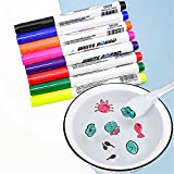 Magical Water Painting Pen - Magic Doodle Drawing Pens with Spoon - 8/12 Colors Marker with Case | Whiteboard Marker ...