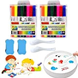 Magical Water Painting Pen, Magical Floating Ink Pen, Magical Floating Drawings Bundle, Magic Doodle Drawing Pens for Kids Boys Girls ...