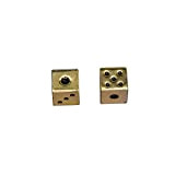 Maia Gifts Let it Roll Set of Gold Dice - Set of 2