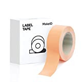 MakeID Nastro per etichette 16 mm x 4 m, compatibile con le etichettatrici MakeID, etichette autoadesive Arancione
