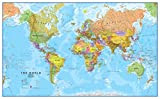 Maps International - Mappa del mondo di grandi dimensioni – Poster con mappa del mondo politica - Laminato - 118.9 ...