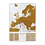 Maps International - Poster con mappa da grattare, edizione Europa – Cartografia con il massimo livello di dettaglio – 59 ...