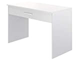 Marchio Amazon - Movian, scrivania con cassetto singolo, in stile moderno, modello Indre, 56 x 110 x 73 cm, colore bianco