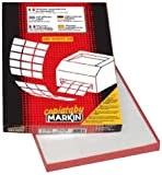 Markin C500 Etichette autoadesive, con margine 2.400, 70 x 36 cm, Bianco