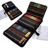 Matite Acquarellabili Professionali, Set da 96 pezzi Matite Colorate e Matite da Disegno con Set di matite da Creativa Colori ...