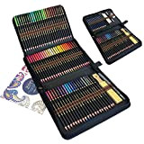 Matite Colorate Professionali da Disegno, Set da 96 Pezzi Matite Acquarellabili e matite da disegno per Artista Professionale e Principianti