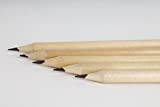 Matite HB naturali, 100 pezzi, con gomma da cancellare, matite in legno