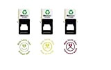 maxum Set di 3 timbri autoinchiostranti personalizzati, 3 facce (felice, triste, indifferenti), colori di inchiostro per valutazione del semaforo (rosso, ...