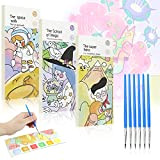 Meetory 60 fogli di segnalibro Watercolor Paint Segnalibro da colorare, Borse Acquerello da colorare Pocket Painting Bookmark per bambini, Segnalibro ...