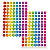 Mega confezione adesivi faccine sorridenti, 5280 pezzi in 8 colori per la tabella delle ricompense, ciascuno misura 0.95 cm di ...
