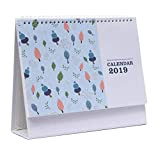 Mensile, Settimanale, Giornaliero, Obiettivi, Perfetto per Organizer, Calendario da tavolo 2019, H5