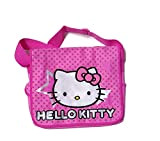 Messenger bag – Hello Kitty – Big Head Pink Star New School Book bag 81402 – 5