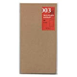 Midori Blank Notebook Refill Midori 003 per Traveler's Notebook Regular Size