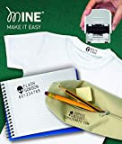Mine Stamp Timbro per Tessuti e Libri Compact | Timbro Compatto e Personalizzabile per Vestiti da Adulto e Bambini | ...