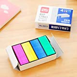 Mini colori Staples, 10 (per l'uso in Max HD-10DF cucitrice), 3/8" Corona x 3/16" Gamba, 800pcs, 4 colori (rosa, giallo, ...