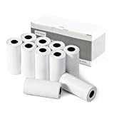 MINIBEAR 10 rotoli di carta termica per macchina fotografica per bambini, carta fotografica bianca e nera, 57 mm x 27 ...