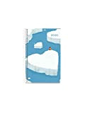 Miquelrius 38429 – Agenda 2020, settimanale orizzontale (117 x 182 mm), Iceberg, Catalano