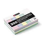 Miquelrius - Flashcards - Biglietti per studio, schede, pagine per Note, righe orizzontali, formato A5, 148 x 210 mm, colori ...