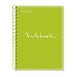 Miquelrius Notebook A4 - Quaderno a spirale, 210 x 297 mm, Verde (Lime)