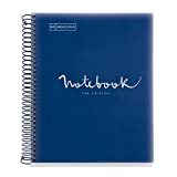 Miquelrius Notebook A5 - Quaderno a spirale, 148 x 210 mm, Blu (Marino)