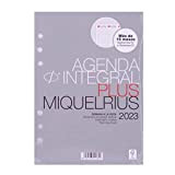 Miquelrius - Ricarica agenda anelli 16 mesi (Settembre 2022 Dicembre 2023) - Vista settimanale - Dimensione Plus 155 x 213 ...