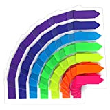 moinkerin Segnapagina Blocchetti memo adesivi Linguette adesive colorate di carta linguette adesive per Marcatore Segnalibri (7 Colori 980 Pezzi) (B-980 ...