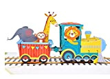 MOKIO® Biglietto Auguri Pop-Up per bambini – Trenino con animali – Biglietto regalo 3D per un compleanno, ideale per regali ...