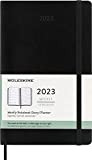Moleskine Agenda Settimanale 2023, Agenda Mensile 12-Mesi, Agenda Mensile con Copertina Morbida, Formato Large 13 x 21 cm, Colore Nero