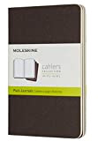 Moleskine Cahier Journal Set 3 Quaderni a Pagine Bianche, Marrone