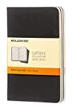 Moleskine Cahier Journal, Set 3 Quaderni con Pagina a Righe, Copertina in Cartoncino e Cucitura a Vista, Colore Nero, Dimensione ...