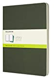 Moleskine Cahier Journal - Set 3 Quaderni con Pagina Bianca, Extra Large, Verde (Mirto)