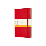 Moleskine - Classic Notebook Expanded, Taccuino a Righe, Copertina Rigida e Chiusura ad Elastico, Formato Large 13 x 21 cm, ...