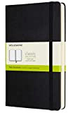 Moleskine Classic Notebook Expanded, Taccuino con Pagine Bianche, Copertina Rigida e Chiusura ad Elastico, Formato Large 13 x 21 cm, ...