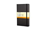 Moleskine Classic Notebook, Taccuino a Righe, Copertina Rigida e Chiusura ad Elastico, Formato Pocket 9 x 14 cm, Colore Nero, ...