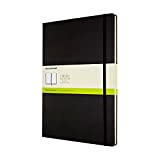 Moleskine Classic Notebook, Taccuino con Pagine Bianche, Copertina Rigida e Chiusura ad Elastico, Formato A4 21 x 29.7 cm, Colore ...