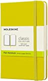 Moleskine Classic Notebook, Taccuino con Pagine Bianche, Copertina Rigida e Chiusura ad Elastico, Formato Pocket 9 x 14 cm, Colore ...