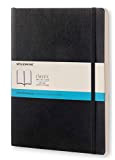 Moleskine Classic Notebook, Taccuino con Pagine Puntinate, Copertina Morbida e Chiusura ad Elastico, Formato XL 19 x 25 cm, Colore ...