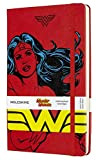 Moleskine Notebook Wonder Woman Edizione Limitata, Taccuino Copertina Rigida, Chiusura ad Elastico e Pagina a Righe Colore Rosso, Dimensione Large ...