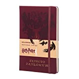 Moleskine Taccuino Expecto Patronum, a Righe, Large, Rosso, Edizione Limitata Harry Potter
