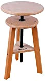 Mont Marte Signature - Sgabello con cavalletto, utilizzabile come sedia, tavolino o supporto per scultura, facile regolazione in altezza, legno ...